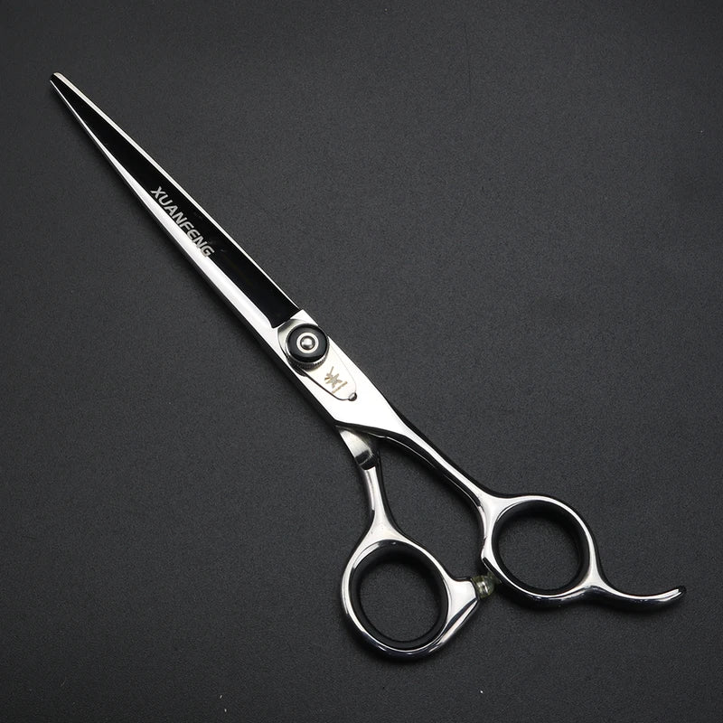 7-Inch Hair Cutting Scissors - Professional 440C Steel Barber Shears with Adjustable Tension