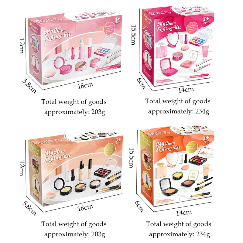 Fake Makeup Set for Girls Play Cosmetics Pretend Makeup Toys - Multiple Colors