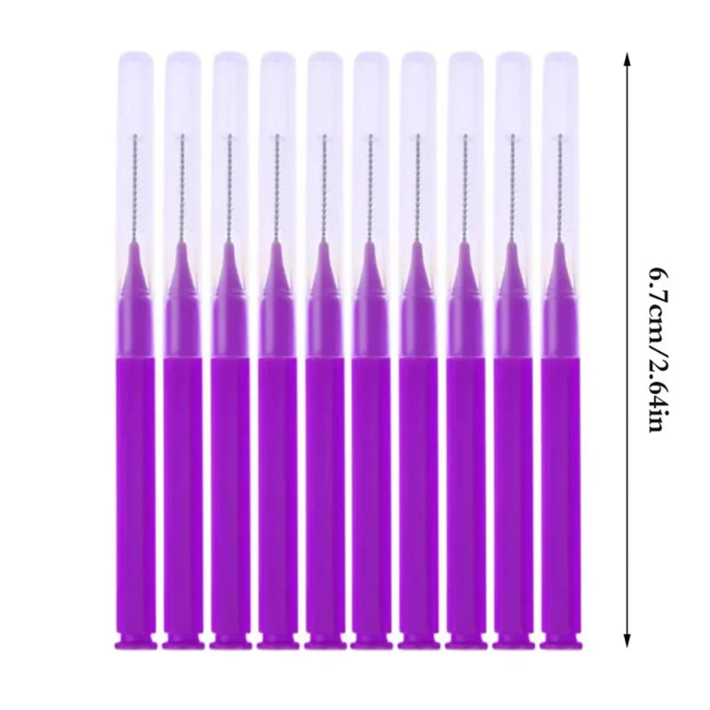 Mini Eyebrow & Eyelash Brush Set - Disposable Combing & Cleaning Tools