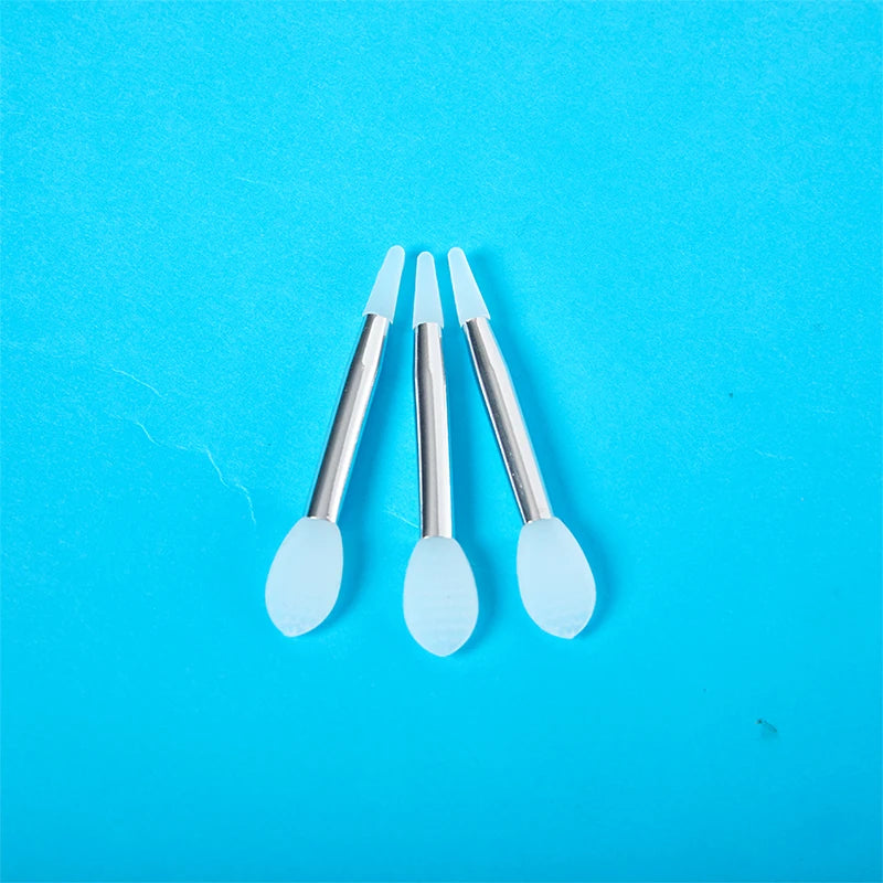 Silicone Lip Mask Brush Set with Dust Cover & Storage Box - 3 Pieces