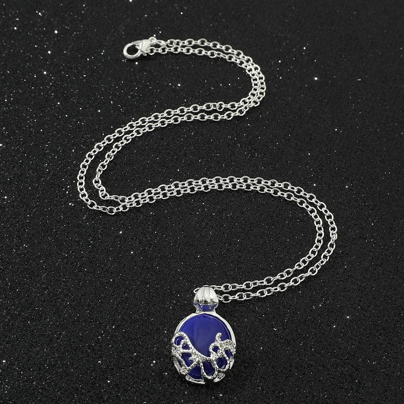Vampire Diaries Elena Gilbert Crystal Pendant Necklace for Women