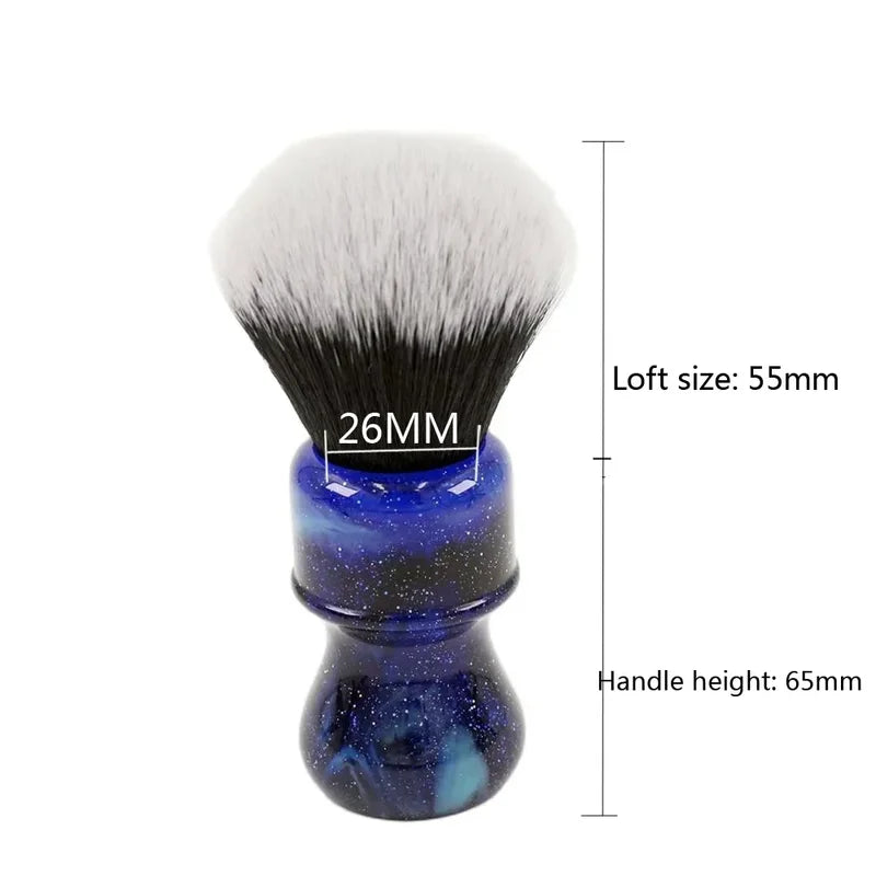 Men's 26MM Space Color Handle Tuxedo Shaving Brush - Wet Shaving Tool