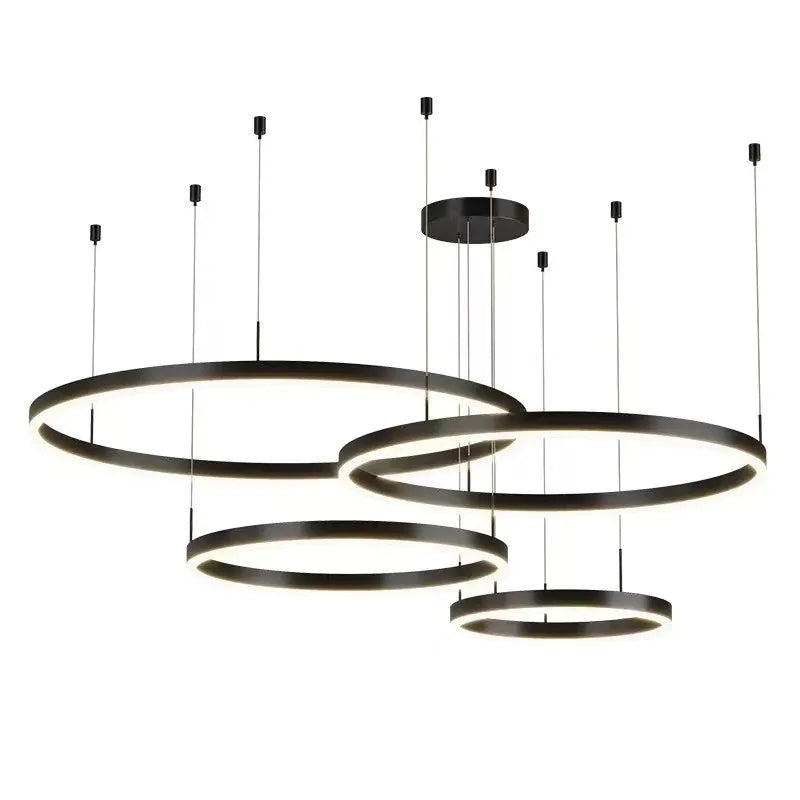 Nordic Style Modern Pendant Light for Living Room, Adjustable LED Lighting