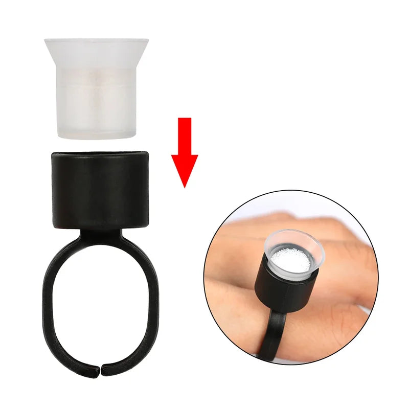 Sponge Ring Cups for Microblading & Tattoo Ink Holders - Replacement Cosmetic Cups