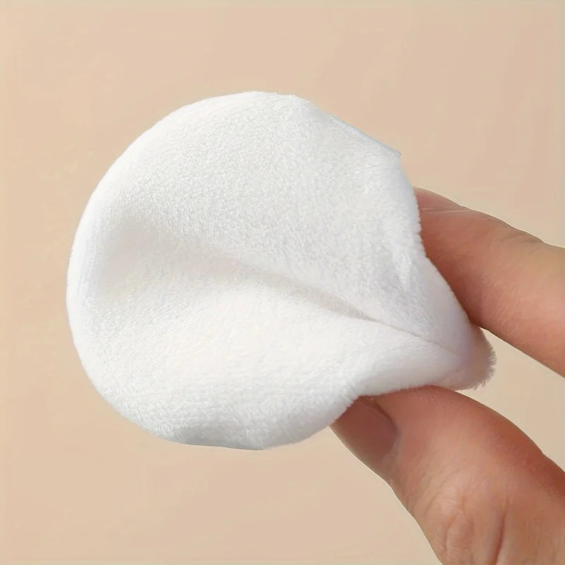 Ultra-Thin Loose Powder Compact with Mirror - Portable Makeup Storage Container