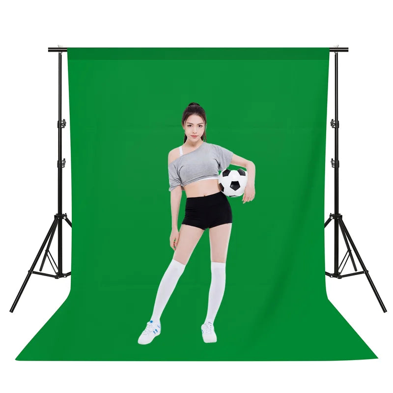 Professional Photography Backdrop Cloth - Green, Black, Gray, Red Various Sizes