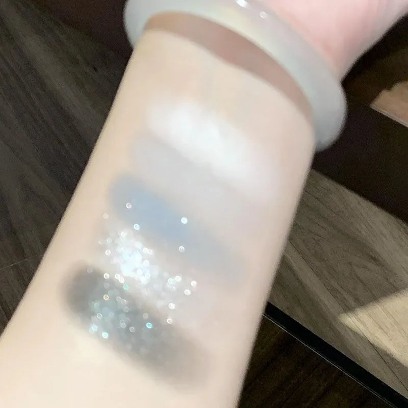 Metallic Eyeshadow Palette Glitter & Matte Brightening Face Makeup
