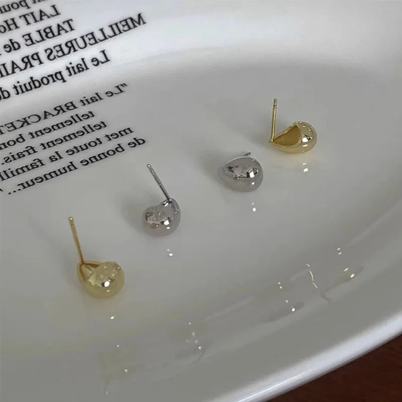 Sterling Silver Water Drop Earrings for Women Minimalist Trendy Jewelry Gift