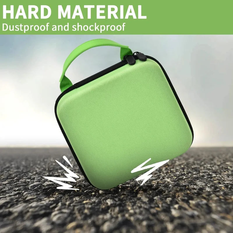 Protective Carrying Case for Wireless Label Printer with Customizable Compartments