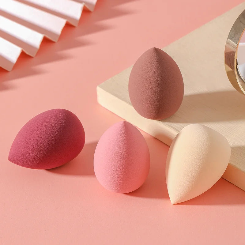 4 Pcs Makeup Egg Sponges Set - Foundation Blenders for Face Beauty