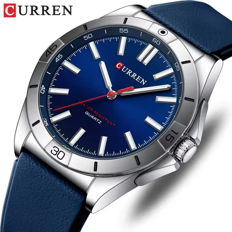 Men's Quartz Watch with Silicone Strap - Fashion Outdoor Analog Timepiece