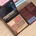 Multi-Purpose Eye Shadow Palette with Highlight and Contour Shades - Shell Gem Design