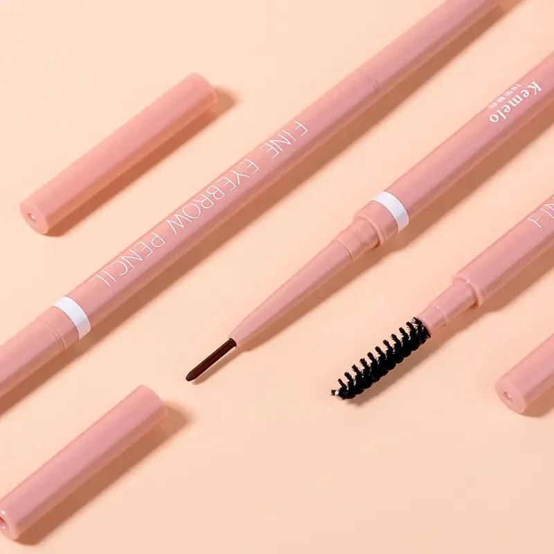 Waterproof Double-Ended Eyebrow Pencil Ultra Fine 1.5mm Long Lasting Makeup Tool
