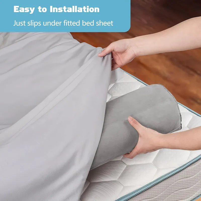 Inflatable Travel Bed Rail Guardrail for Foldable Single and Double Beds
