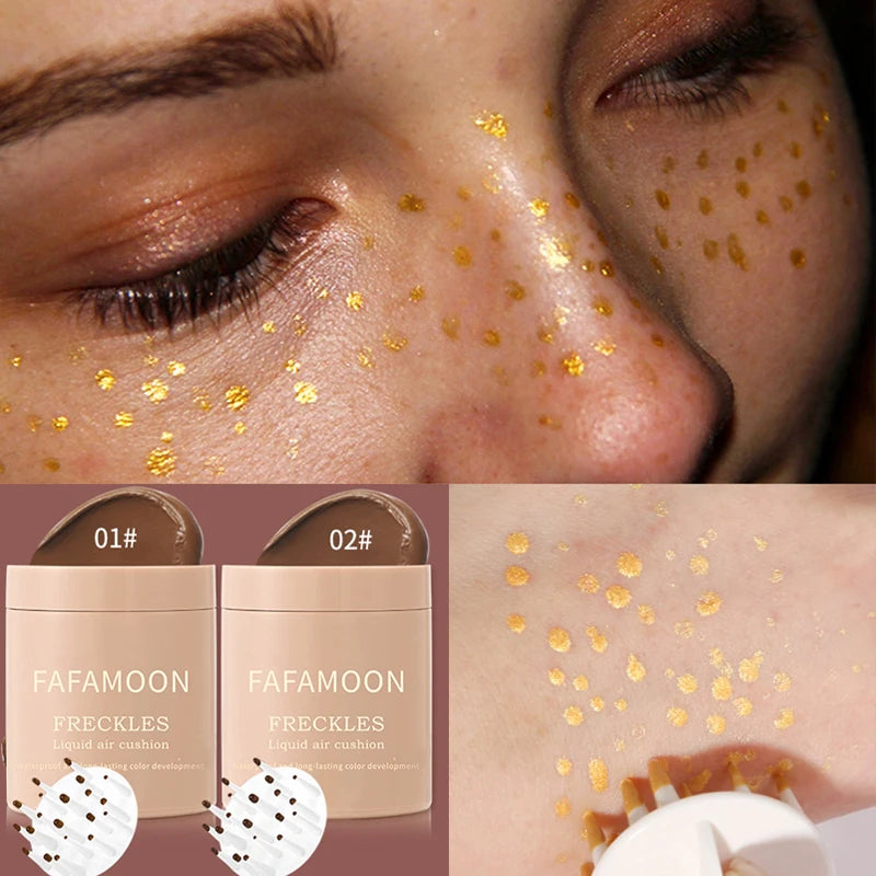 Freckle Stamp Kit - Natural Fake Freckles Makeup Tool for Face & Body