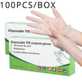 Disposable TPE Gloves Powder-Free Latex-Free Kitchen & Bathroom Cleaning (All Sizes)