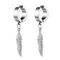 Fashion Cross Pendant Ear Clip Non Piercing Fake Earrings for Men Women Jewelry