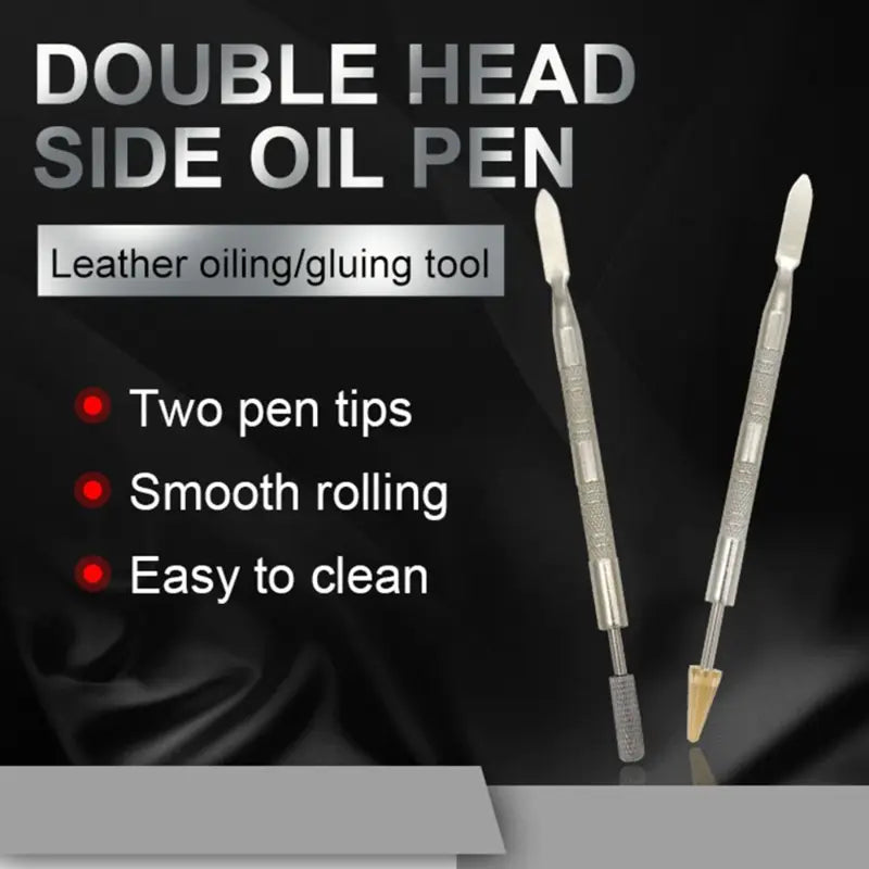 Leather Edge Oil Painting Pen with Double-Sided Applicator - Craft Edger Tool