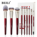 Professional Makeup Brush Set - 9 Synthetic Brushes for Face & Eyeshadow