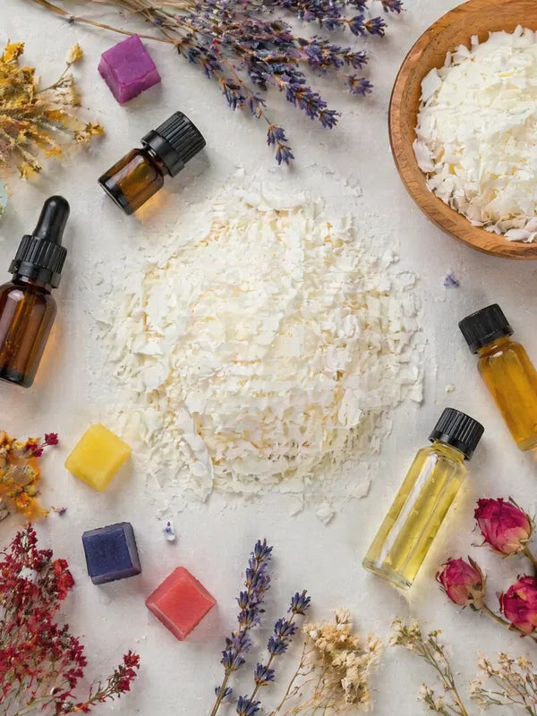 Natural Soy Wax for Candle Making - Eco-Friendly Raw Material in Various Weights