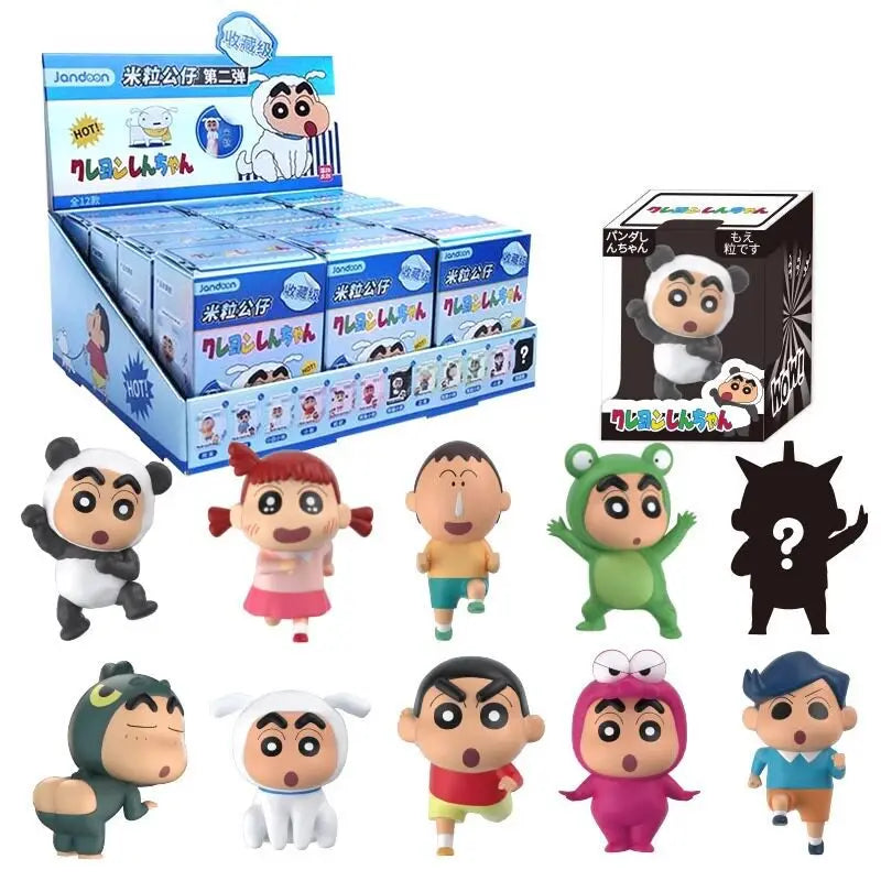 Crayon Shin-Chan Animal Series Rice Grain Blind Box Mini Resin Figurine Collectible