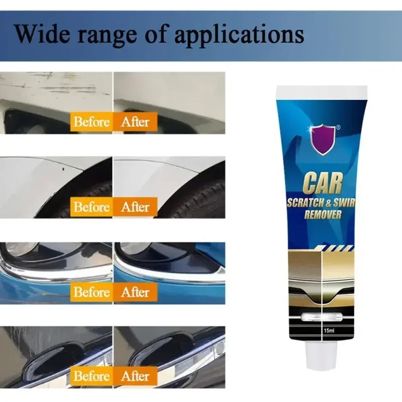 Car Scratch Remover Kit Auto Body Paint Repair Polishing Wax Swirl Removal Tool