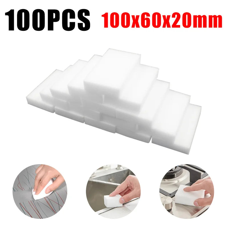 Melamine Sponge Eraser Cleaner - Magic Cleaning Sponge for Kitchen Bathroom Dust Stains