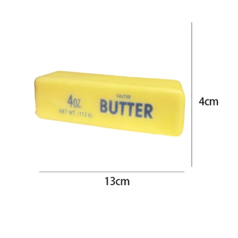 Crunchy Butter Bar Squishy Stress Relief Toy - ASMR Sensory Fidget for Adults