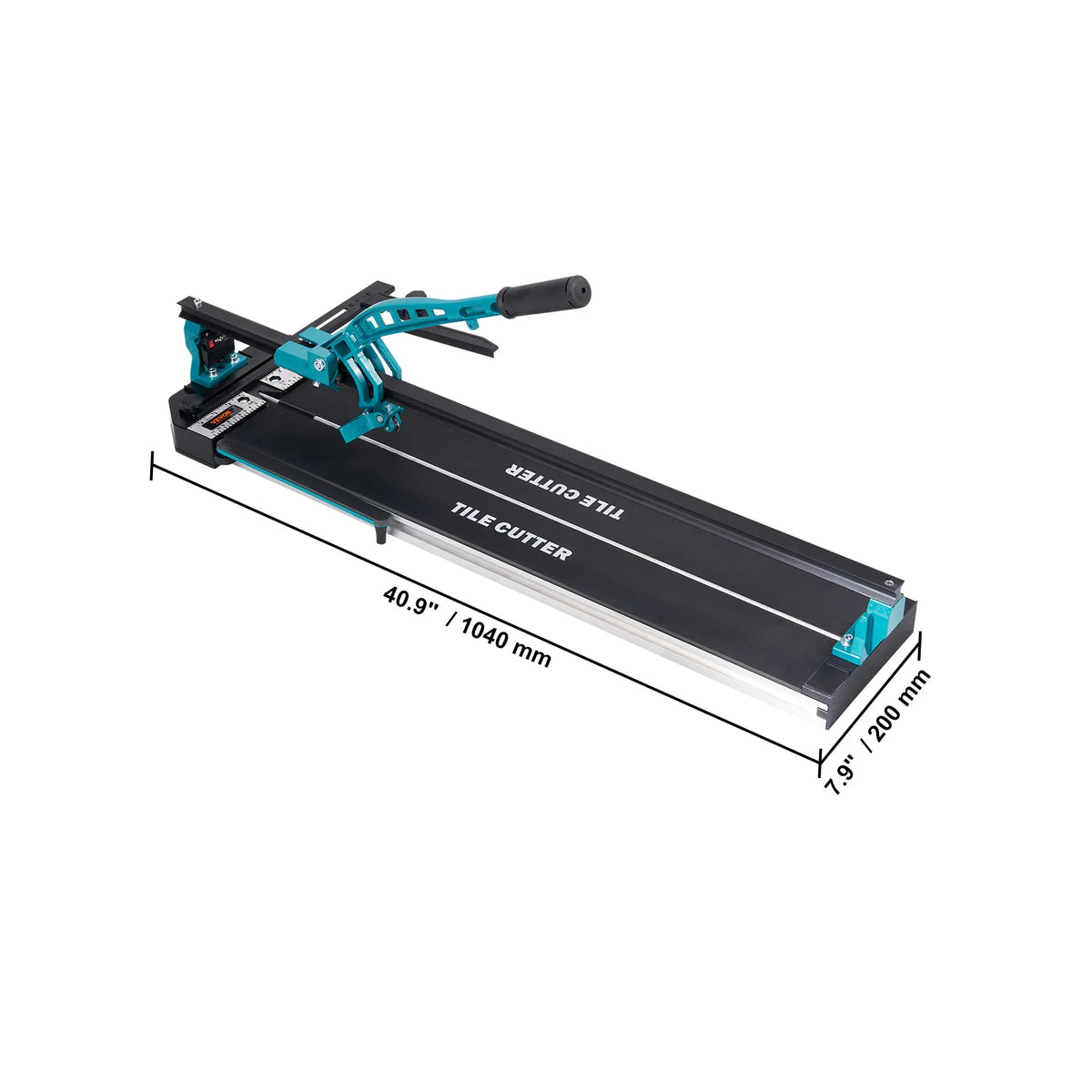 Manual Tile Cutter with Laser Positioning 48-Inch for Ceramic & Porcelain Cutting