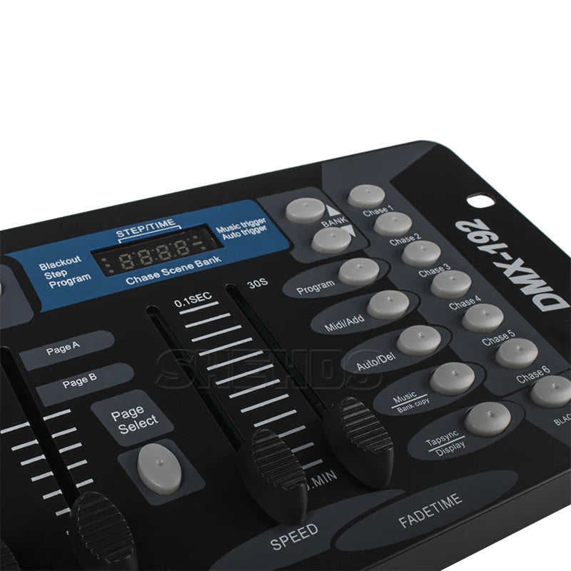 DMX 512 Lighting Controller for Moving Head, Par, Spotlights, 192 Channels
