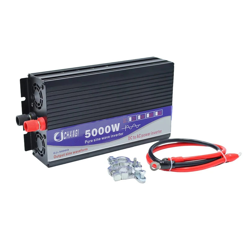 Pure Sine Wave Inverter 3000W 5000W DC to AC Converter for Solar RV Home