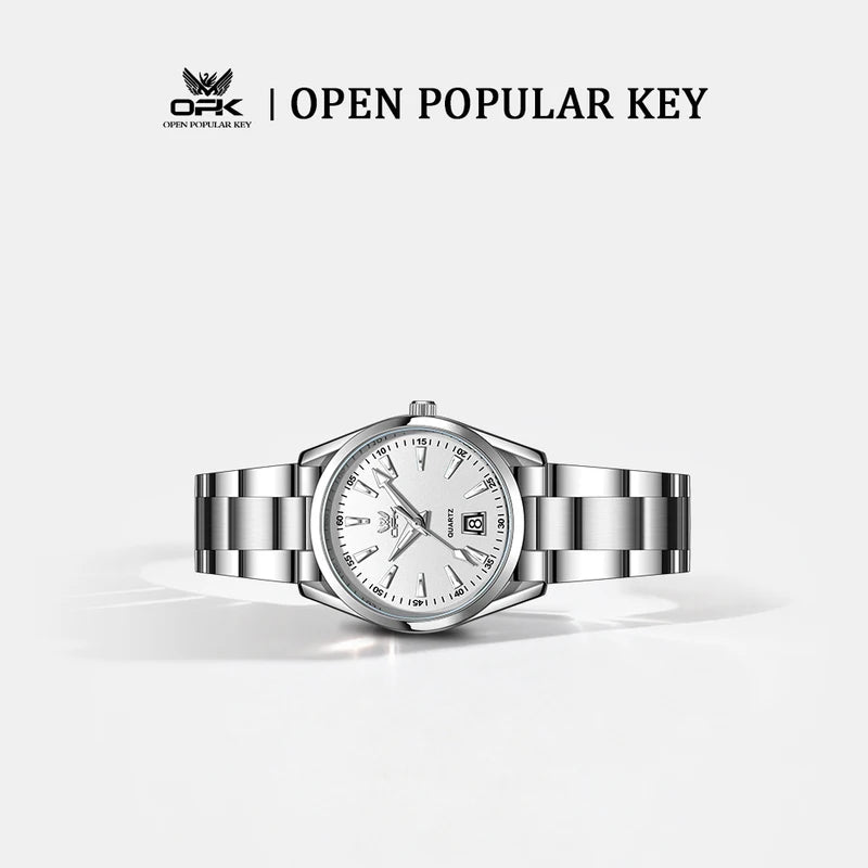 Women's Waterproof Quartz Watch with Calendar - Cross-Border Business Style