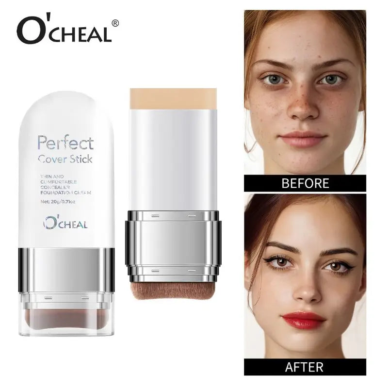 Waterproof Foundation Stick - Long-lasting Natural Cover Makeup Cream