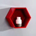 Hexagonal Honeycomb Wall Storage Rack - Creative Minimalist Grid Organizer
