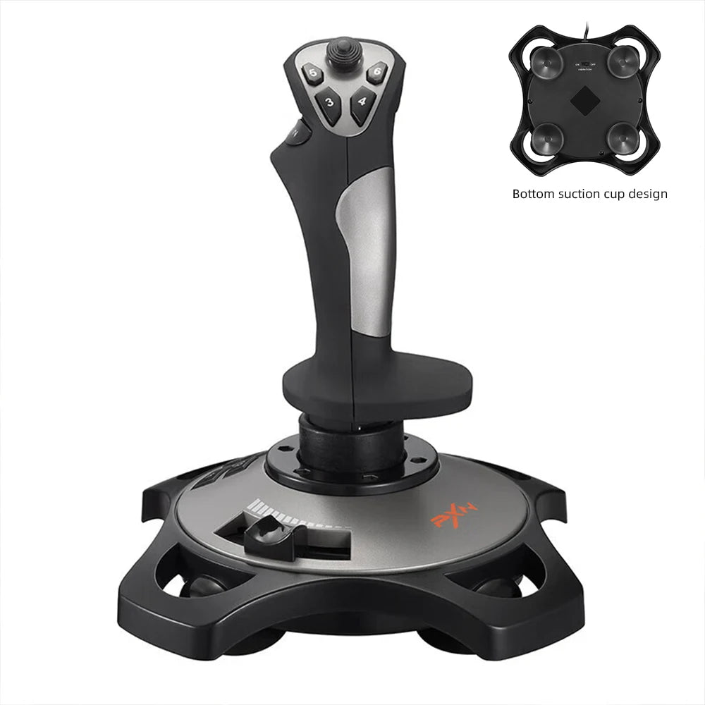 Simulated Flight Controller with Vibration for PC Gaming - PXN-2113 PRO