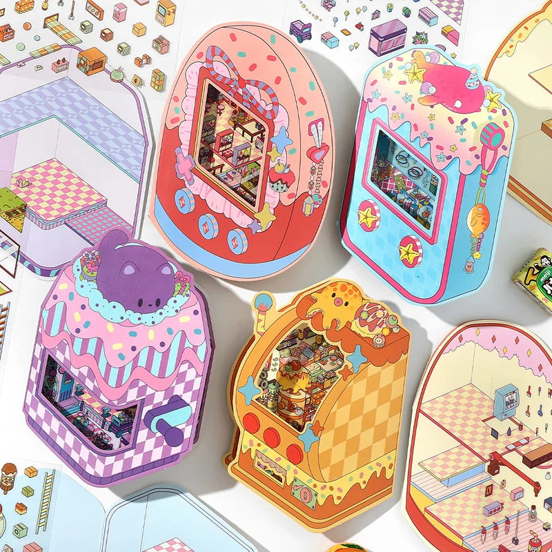 Kawaii Starry Sky Scene Sticker Set for Kids DIY Craft Cabin Decor Festival Gift