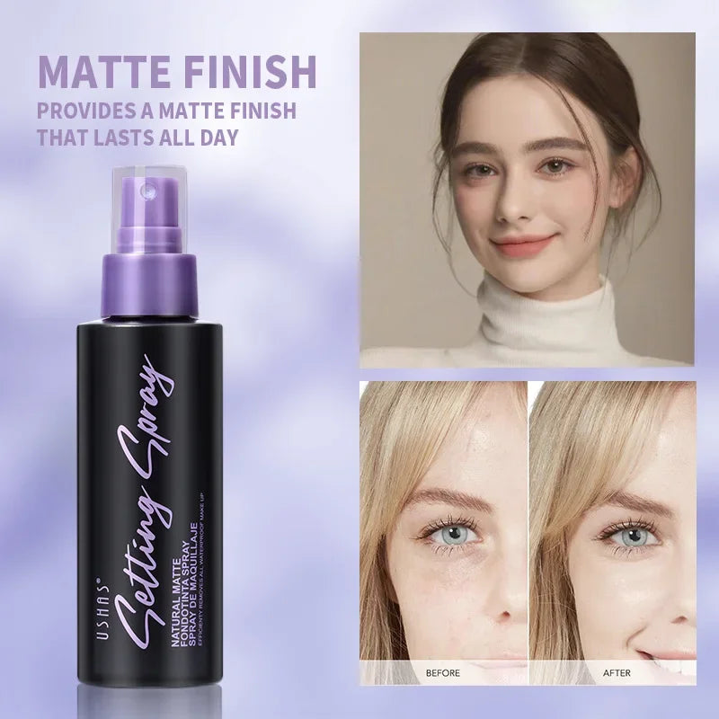 Waterproof Makeup Setting Spray - Long-Lasting Oil-Free Matte Finish, 110ml