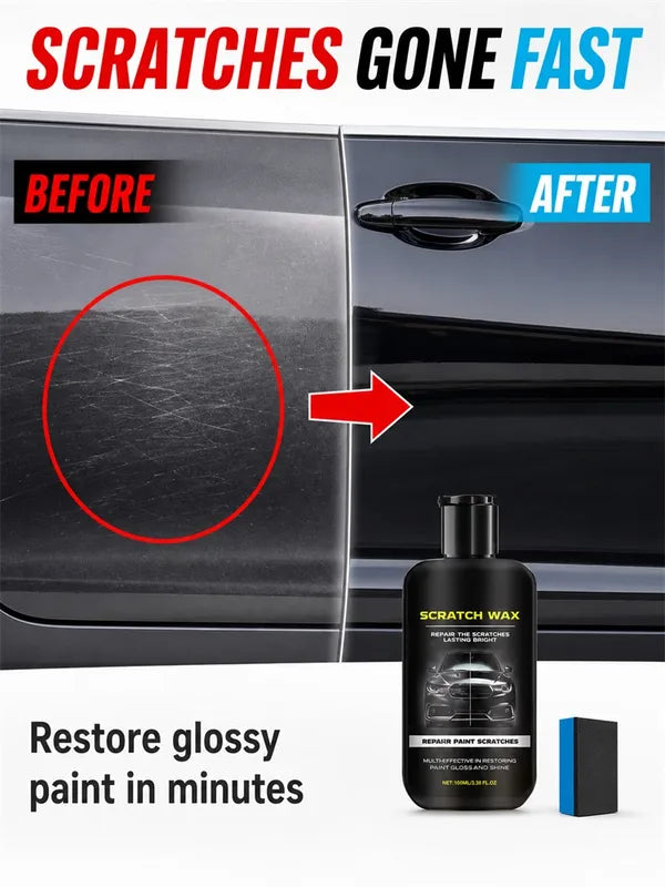Car Scratch Repair Polish Wax - Removes Scratches & Protects Paint, Restores Gloss