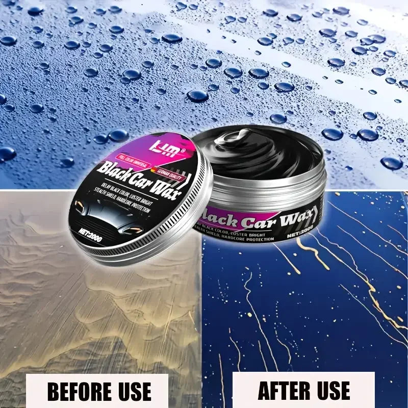 Car Wax Polish for Surface Brightening & Scratch Repair - Solid Wax, Multiple Colors