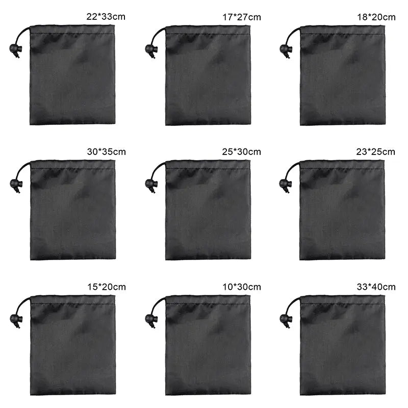 Nylon Storage Bags with Drawstring Closure Dustproof Organizer Bags