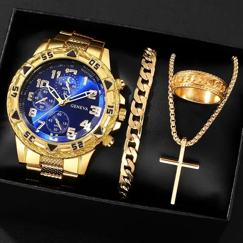 1/4pcs Watch Accessory Set for Men and Women - Decorative Jewelry