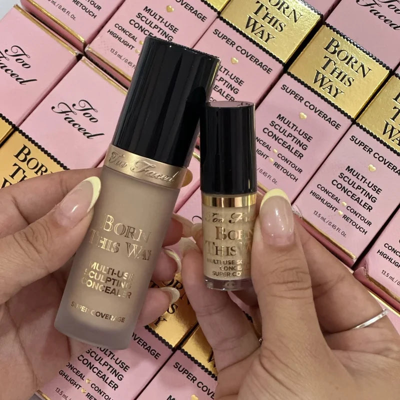 Multi-Use Concealer with Hyaluronic Acid - Flawless Shades for Face & Under Eye