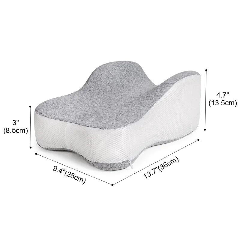 Long Knee Pillow for Side Sleepers Support Thighs and Knees - Large Leg Wedge