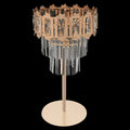 Crystal Flower Stand Wedding Display Rack Modern Tabletop Floral Holder Gold Acrylic