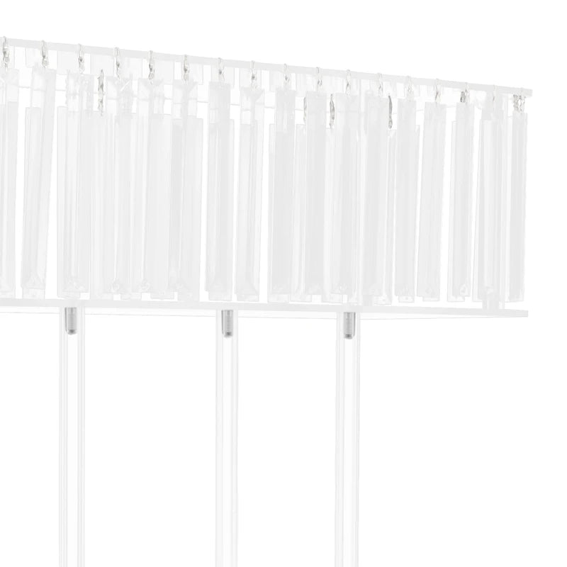 Crystal Flower Stand Wedding Centerpiece Display Racks 60x20x78cm - Clear Acrylic