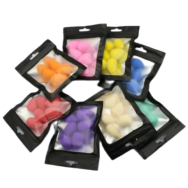 Mini Makeup Sponge Puffs Set - 6pcs Face Powder & Concealer Applicators