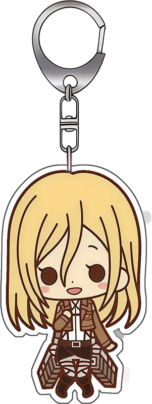 6Cm Acrylic Keychain for Attack on Titan Anime Backpack Decoration Fan Gift