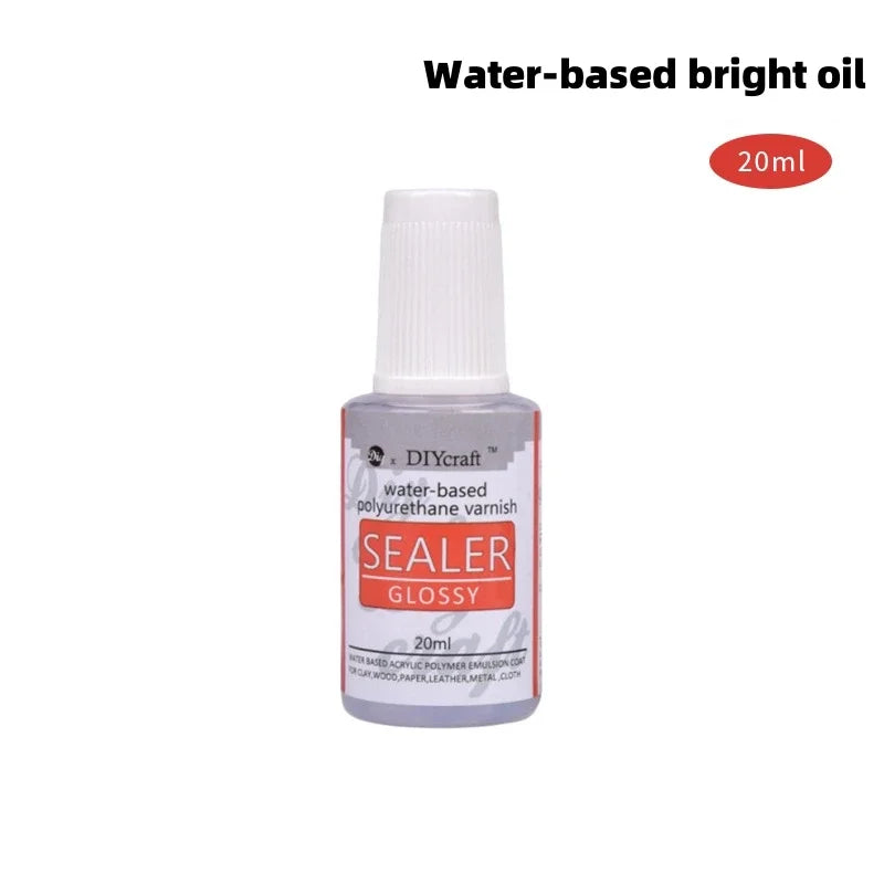 Water-Based Acrylic Varnish Sealer Glossy & Matte Non-Toxic Quick Dry Crafts Sealant