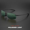 Ultra Light Frameless Polarized Sunglasses - Flexible Square Outdoor Eyewear