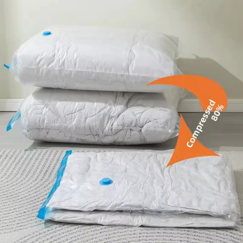 20 Pack Vacuum Storage Bags Space Saver Compression for Clothes & Comforters